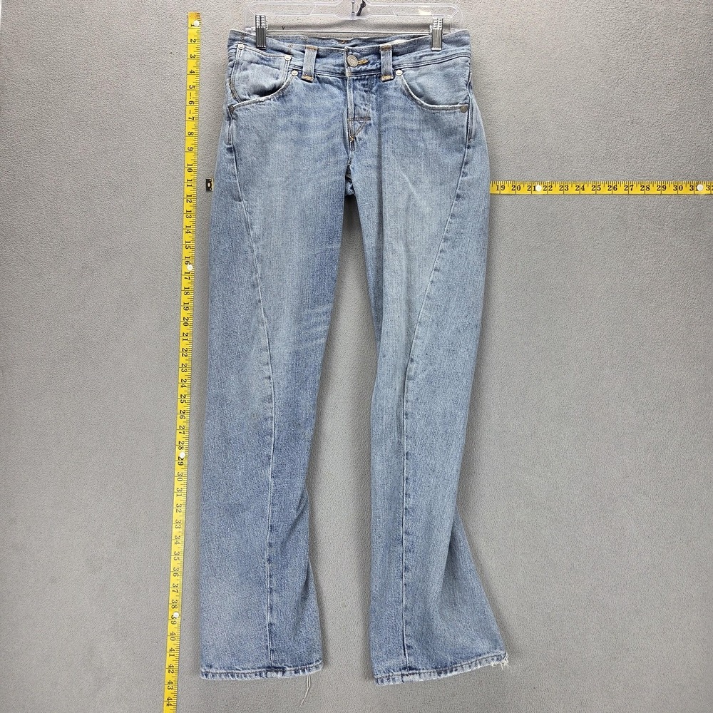 Vintage Levis Engineered Jeans Womens Blue Twisted 10th Anniversary Fits 28x32